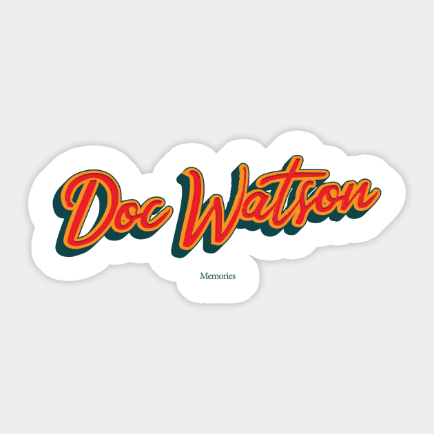 Doc Watson Sticker by PowelCastStudio